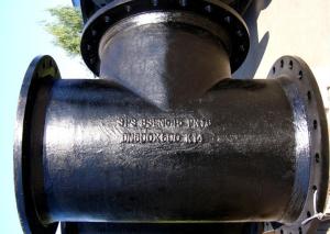 China Ductile iron fittings All flange tee Class PN10 PN16 PN25 wholesale