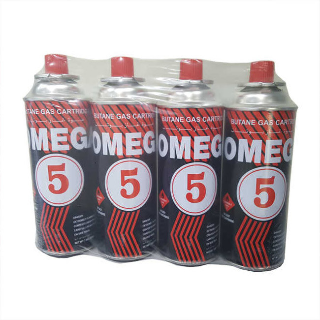 Durable Butane Gas Vessel with Customized Logo and Tinplate Construction
