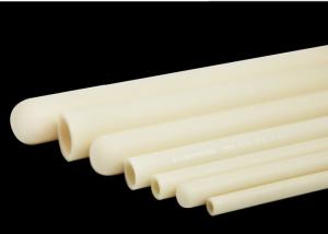 China High Purity Alumina Ceramic Tube Insulators One End Closed wholesale