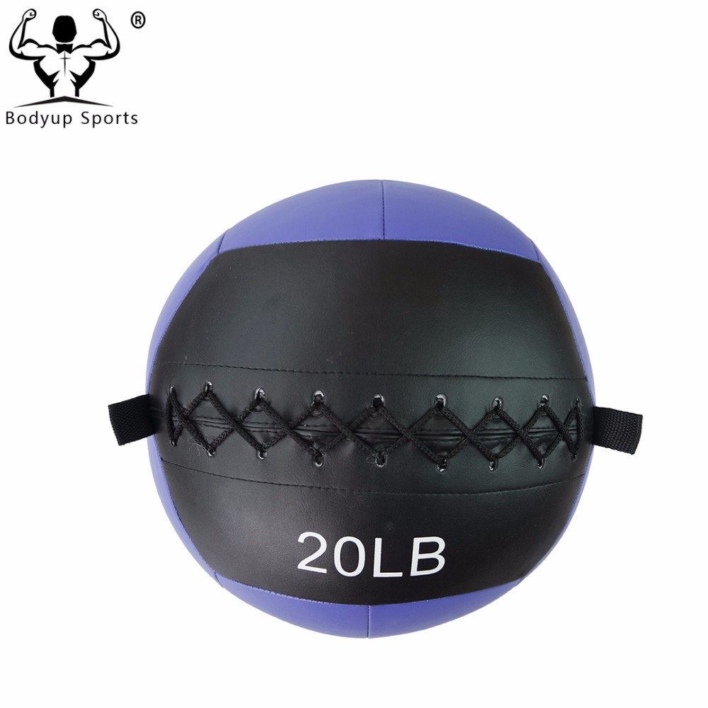 Customized Color Soft Medicine Ball PU Material High Impact Withstand