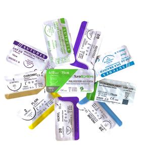 China Surgical Chromic Catgut PGA910 Silk Nylon Polypropylene Suture wholesale