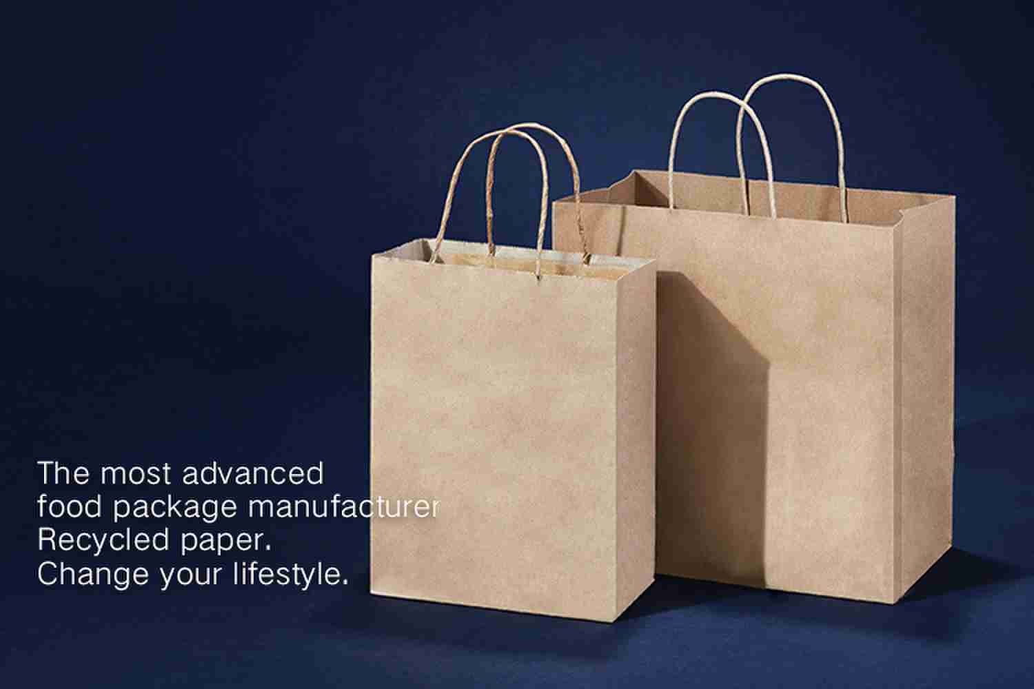Pineapple Printing Paper Craft Kraft Bags Bulk Tote