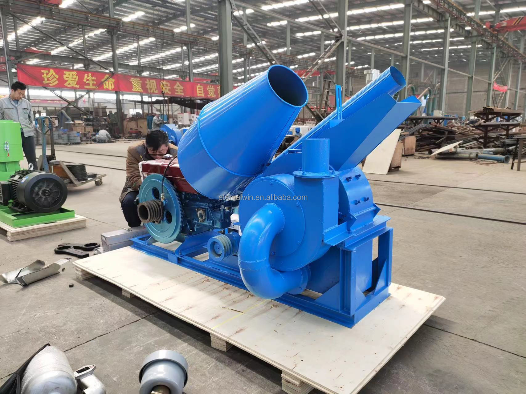 250~500kg/h roller rotate wood pellet mill biofuel straw sawdust pellet making for home heating 1 warranty