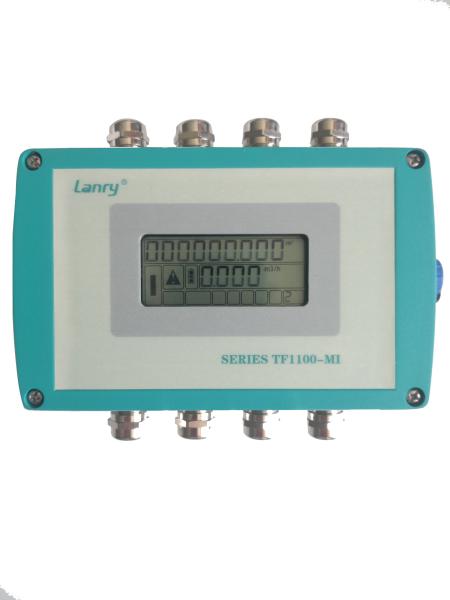 CE 2 Channels Battery Power Transit Time Ultrasonic Flow Meter