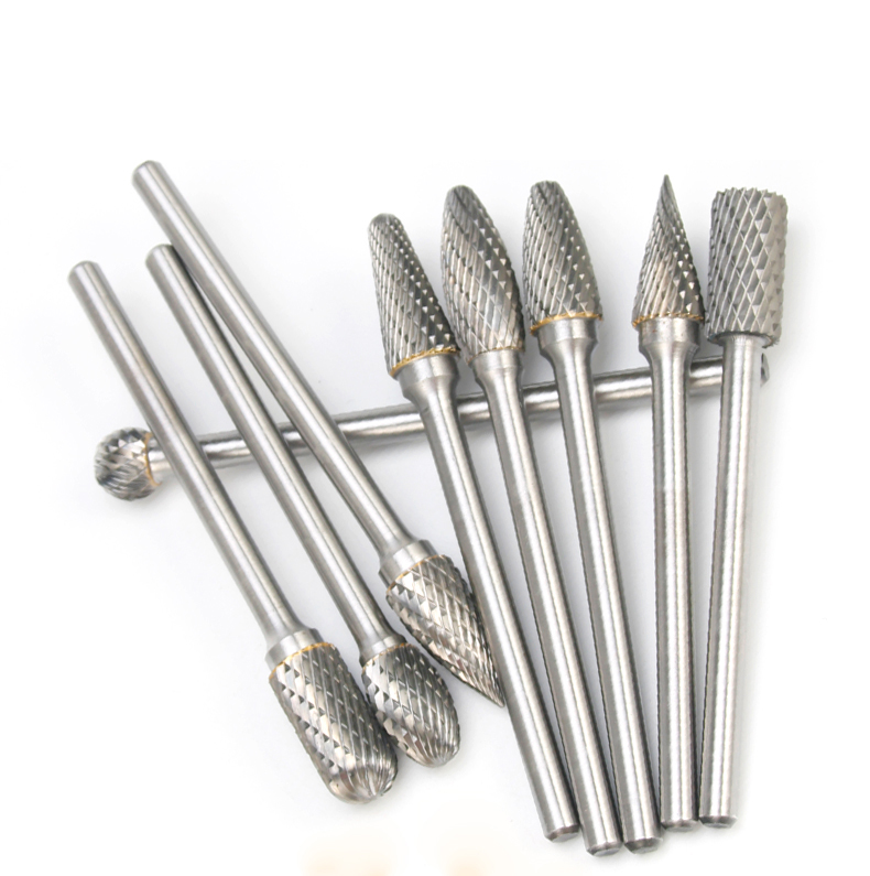 Standard Double - Cut Long Shank Carbide Burr Impact Toughness