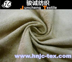 China Hign Desity Fashion Weft Knitting Stretch Suede/decoration/ sofa upholstery /apparel wholesale