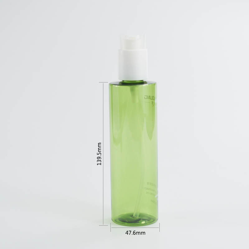 Customized Color 220ml PET Hair Gels Shampoo Bottle for Makeup Remover