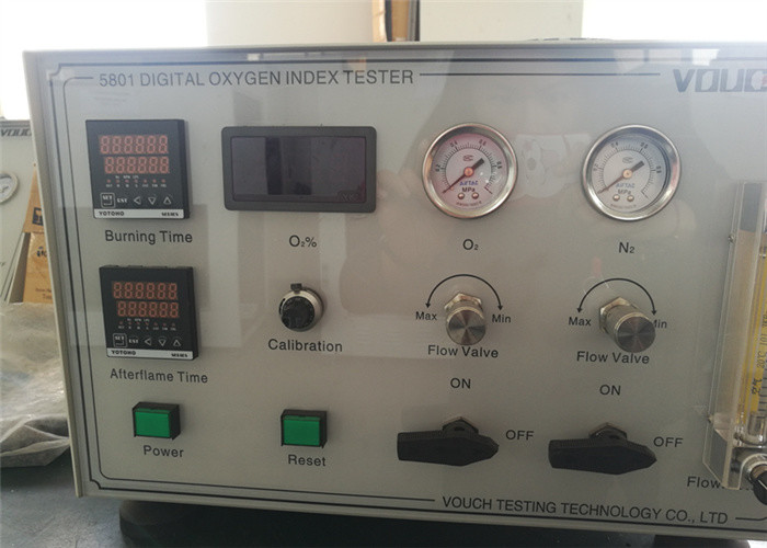 Digital Limiting Oxygen Index Apparatus Fire Retardance Test Standard GB/T2406 Professional