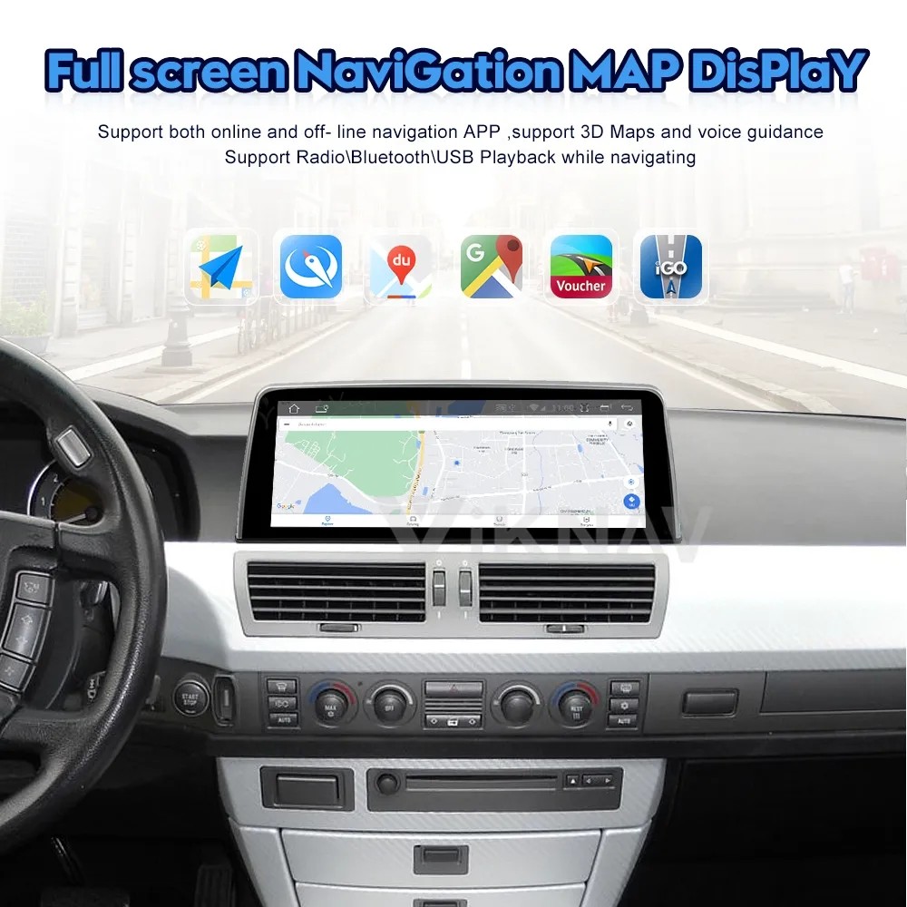10.25inch Stereo For 2006-2015 BMW 7 Series E65 E66 Multimedia Player GPS Navigation Head Unit Wireless Carplay