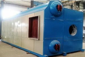 China Double Tank Gas Fired Hot Water Boiler Corrugated Full Docking Welded wholesale