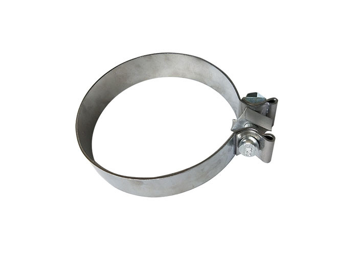 Multiple Specifications Auto Spare Parts Zinc Plated Exhaust Muffler Clamps With Bolt