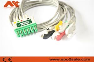 China Draeger Compatible ECG Patient Cable 5 Lead Clip MS16546 AHA wholesale