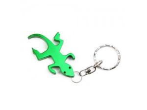 China Aluminum Green Parrot Keychain Bottle Opener,Funny cool promotion beer bottle opener, green parrot shape keychain wholesale