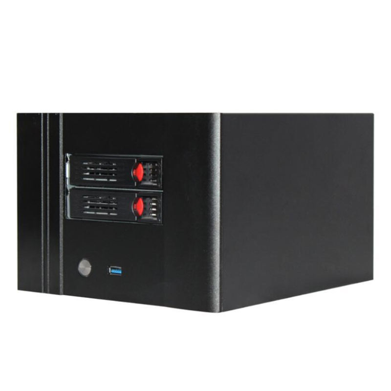 Rack-Mounted 2-disk Hot-swappable Server Chassis for Frequency Processors and Industrial Rack Servers