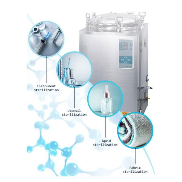 Food 100 Liters Autoclaves Chemical Medicial High Pressure Steam Sterilizers 0