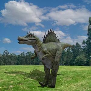 China Green Real Life Looking Dinosaur Costume Waterproof Hidden Legs Dinosaur Costume wholesale