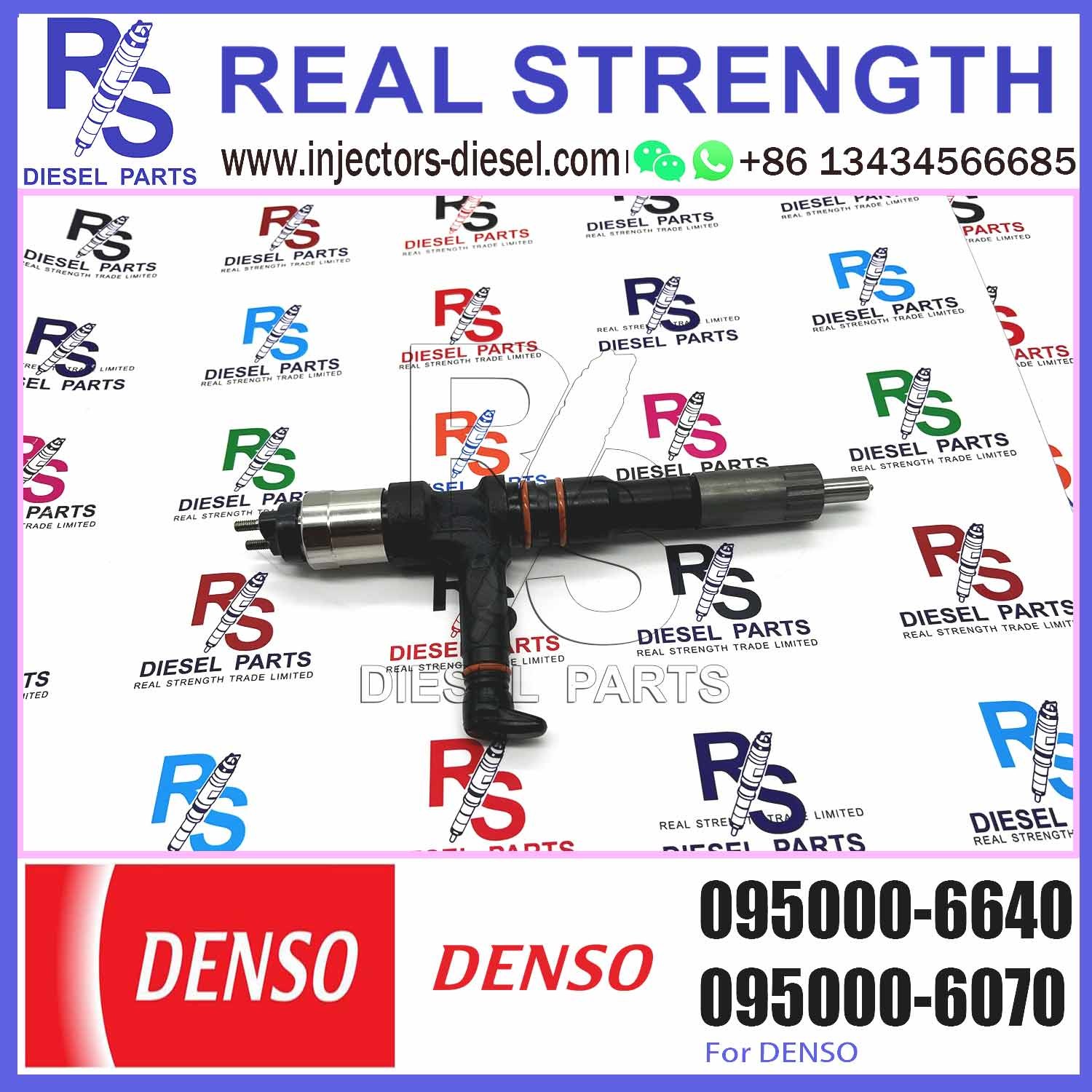 Common Rail injector 095000-6640 fuel 6251-11-3200 in stock for SAA6D125