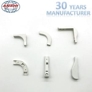 China Corner Piece Ftth Fiber Optic Accessories For Indoor Drop Cable White Color wholesale