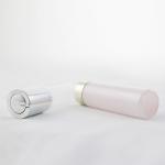 Pink PMMA Personal Care Cosmetic Bottle With Overcap 1oz 30ml