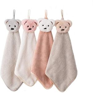 China 21cmx40cm Hanging Hand Kids Microfiber Towel wholesale