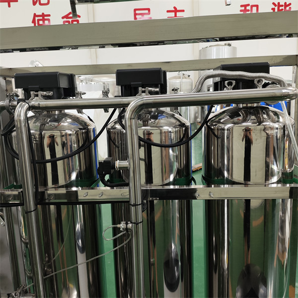 High Reliability 1T Commercial Water Purification Equipment Single Pole Three Tank