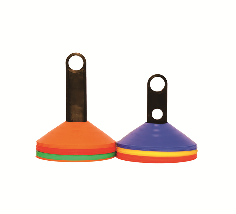 Customized Size Football Training Products Agility Soccer Cones and Holder for Drills