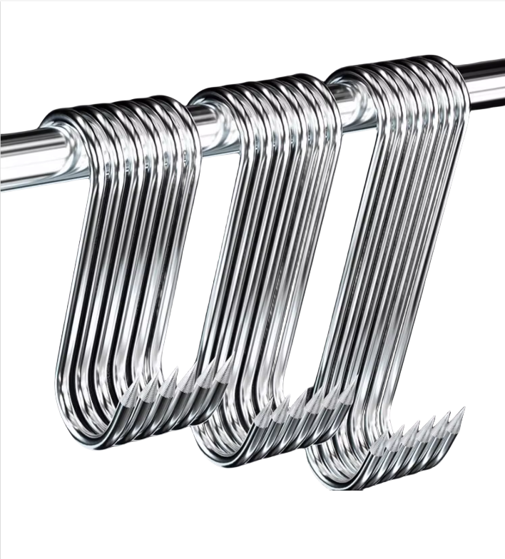 Stainless Steel Metal Hanging Heavy Duty Adhesive Wall Coat Hooks for Clothes M2.5 M3 M4 M5 M6 M8 M10 M12 M14 M16 M20