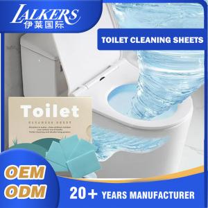 China Customized Toilet Cleaning Sheets Long Lasting Scent Toilet Bowl Strips wholesale