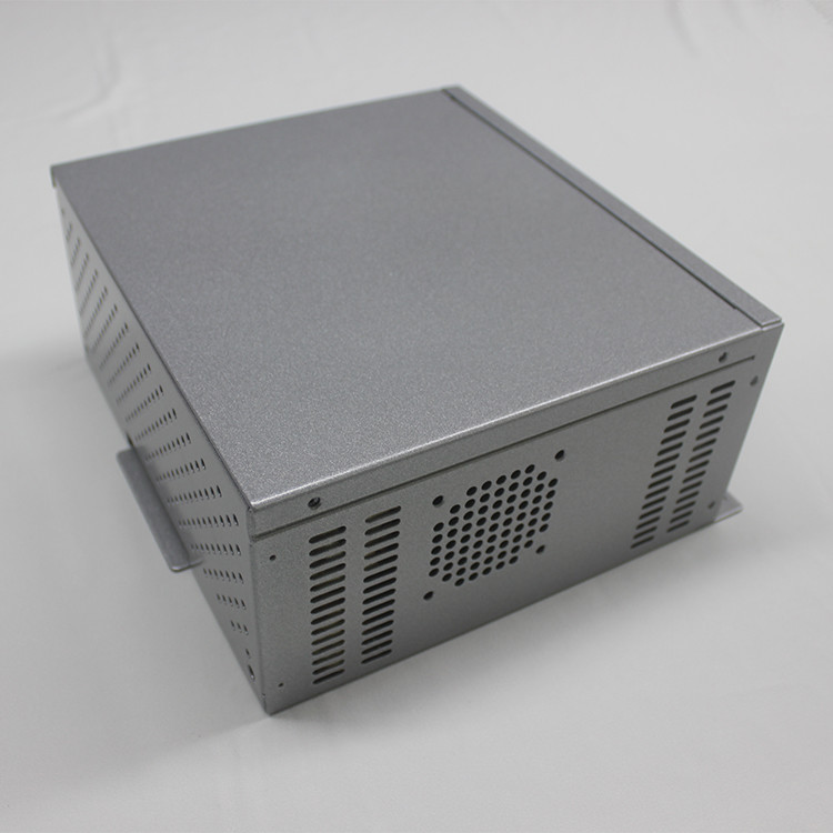 Anti Corrosion Precision Sheet Metal Parts , Painting Grey Extruded Aluminium Housing