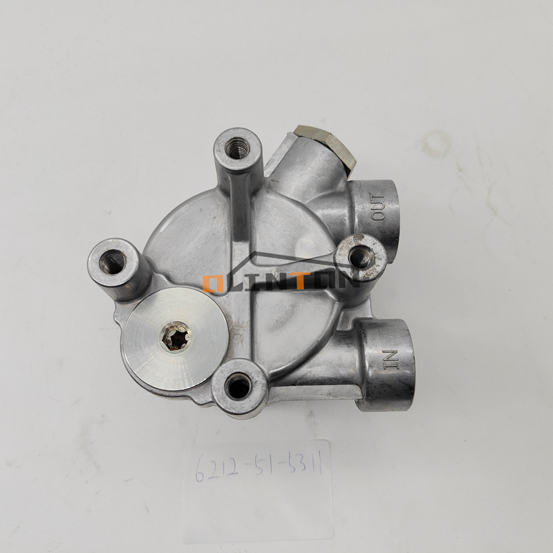 OIL FILTER HEAD 6212-51-5301 for PC400-6 Excavator SAA6D125E-2 Engine 6212-51-5311