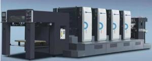 China 0.06-0.6mm Thickness Ecoo Four Color Offset Printing Machine wholesale