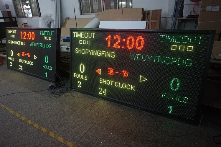 Hotsale! electronic basketball scoreboard led billboard manufacture