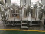 SS 304 Micro Beer Brewing Equipment , Professional Beer Brewing Equipment