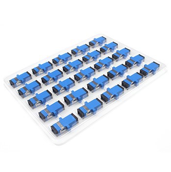 CATV SC Optical Fiber Adaptor Low Insertion Loss Simplex