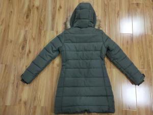 China Chinese Cotton Padded Jacket Nylon Polyester Long Quilted Jacket Womens wholesale