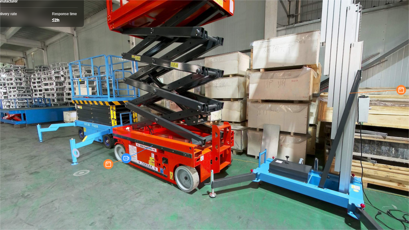 Indoor Outdoor Elevator Disabled Freight Warehouse Cargo Small Home Elevator Lift Passenger Wall Mounting Height