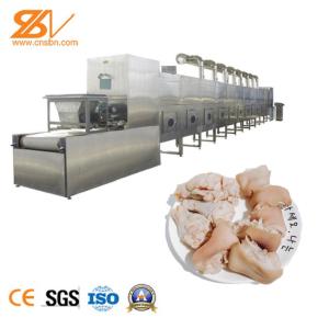 China 50KW Industrial Microwave Dryer Chicken Legs Meat Degreasing Equipment CE Certified wholesale