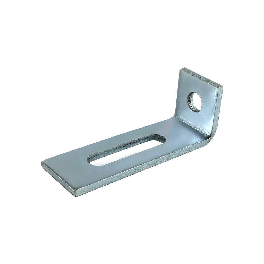 2 Hole 90 Degree Angle Strut Bracket L Unistrut Silver Galvanized Corner Post