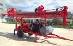 200m Depth Water Well Drill Rig Trailer Mounted Diesel Engine
