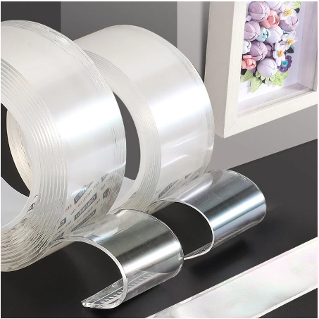 High Sticky Gel Suction Size Magic Nano Double Sided Tape for Transparent Surfaces