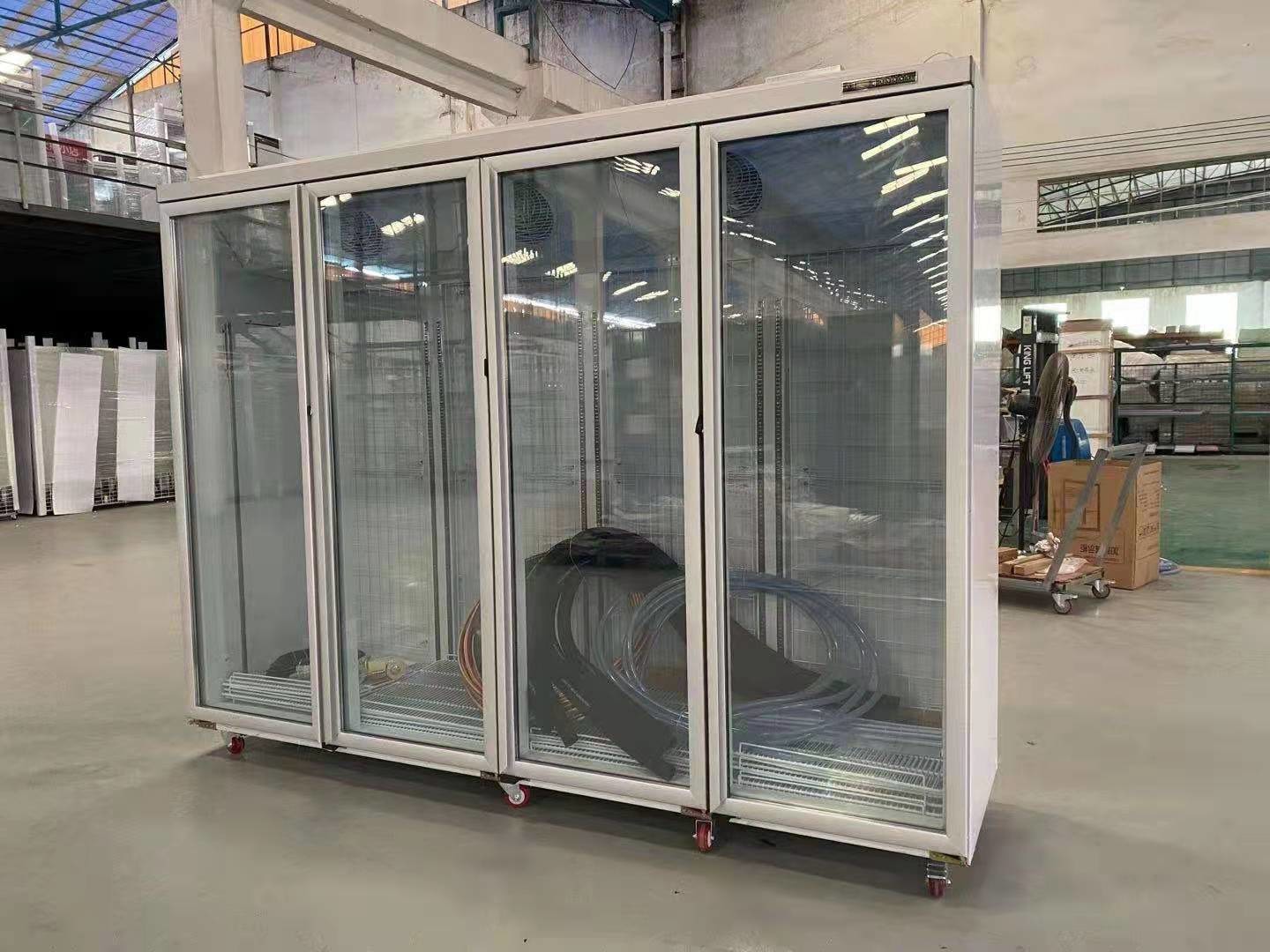 Supermarket Deluxe Split Vertical Refrigerating Display Case