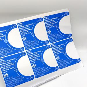 China Household BOPP Removable Vinyl Sticker Paper Self Adhesive Laundry Label Stickers wholesale