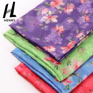 China Woven Chiffon Soft Tulle Fabric 100% Polyester Digital Printing wholesale