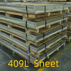 China SUS 409L SUH409L Stainless Steel Sheet 1.4509 Metal Sheet 0.5-3.0mm 2D Surface For Car wholesale