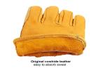 Construction Leather Safety Gloves , Split Leather Work Gloves S - 2XL