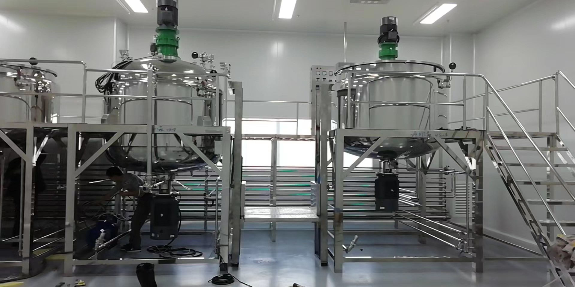 Customizable Continuous Homogenizer Production Line With Easy Maintenance And Safety Sensors