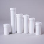 OEM Effervescent Tablet Container White Straight Print Custom Tube with