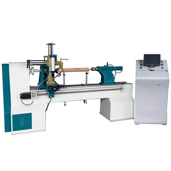 Quality 380v Wood Turning Lathe Machine , L20mm Cnc Wood Lathe Machine for sale