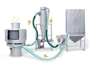 China Vertical Rotary Sifter Screens Calcium Carbonate Powder Air Classifier Machine wholesale
