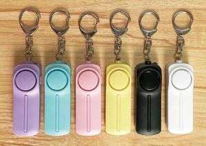 China 130db Emergency Personal Security Alarms Keychain colorful alarms for girls wholesale